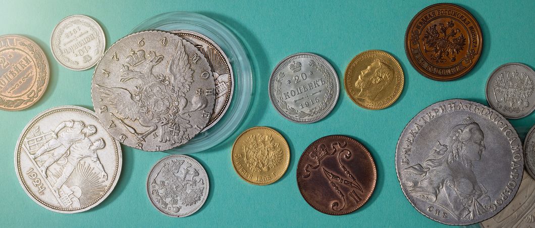 coin collection organization from estate